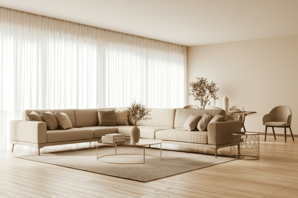 Classic interior with subtle luxury elements